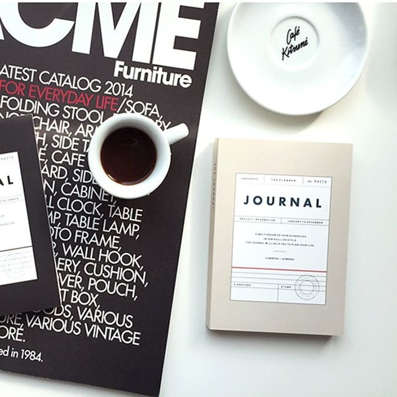 Seeso-复古手帐周志V3-象牙白,SSO33347 - 笔记本/手帐 - 纸 白色