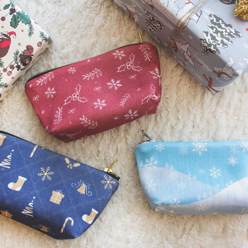 2021 再生收纳包 圣诞系列款  =宝特瓶回收再制而成=环保减塑 - 化妆包/杂物包 - 环保材料 多色
