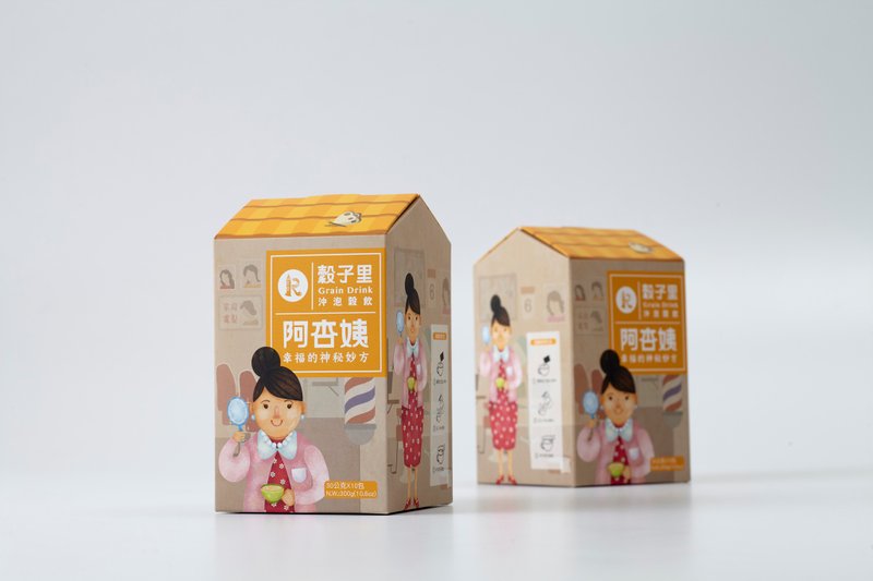 谷子里阿杏姨 - 谷物麦片 - 其他材质 黄色