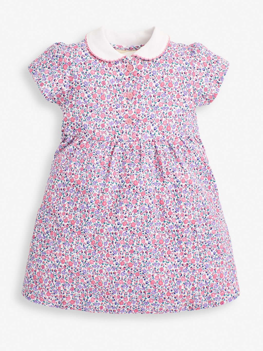 英国婴幼儿流行品牌 经典小圆领 女宝宝可爱夏季洋装 - 童装礼服/连衣裙 - 棉．麻 多色
