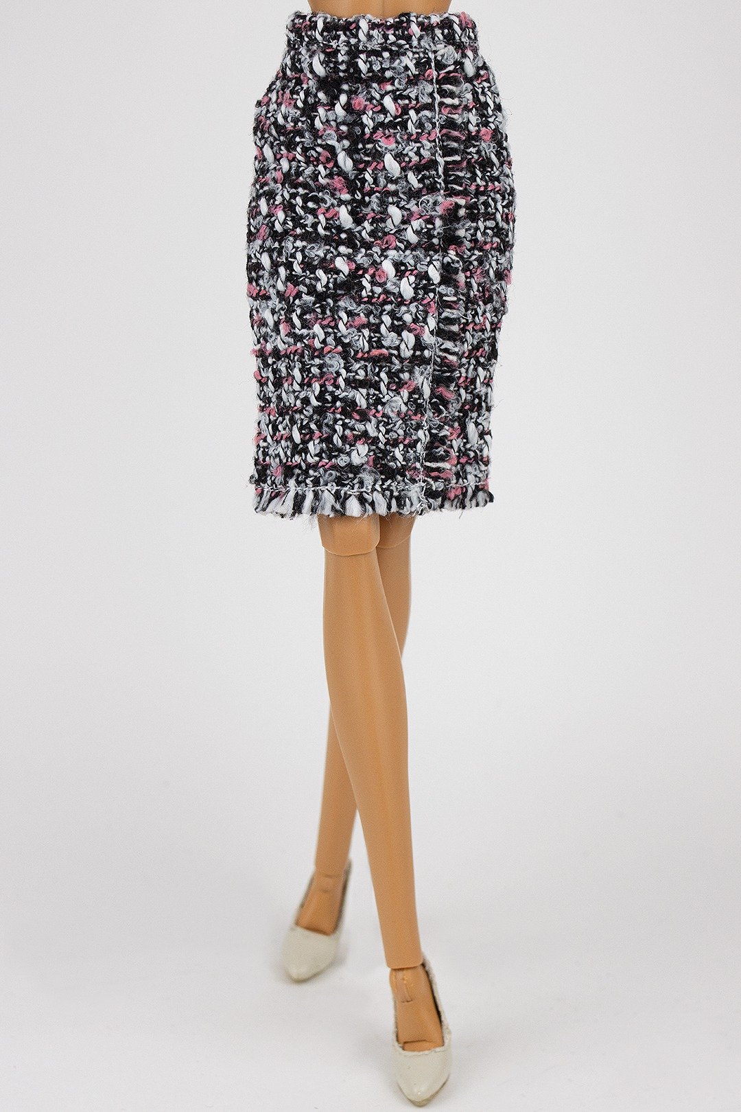 Multicolored tweed pencil skirt for Fashion Royalty FR:16 and similar 16'' dolls - 玩具/玩偶 - 聚酯纤维 多色