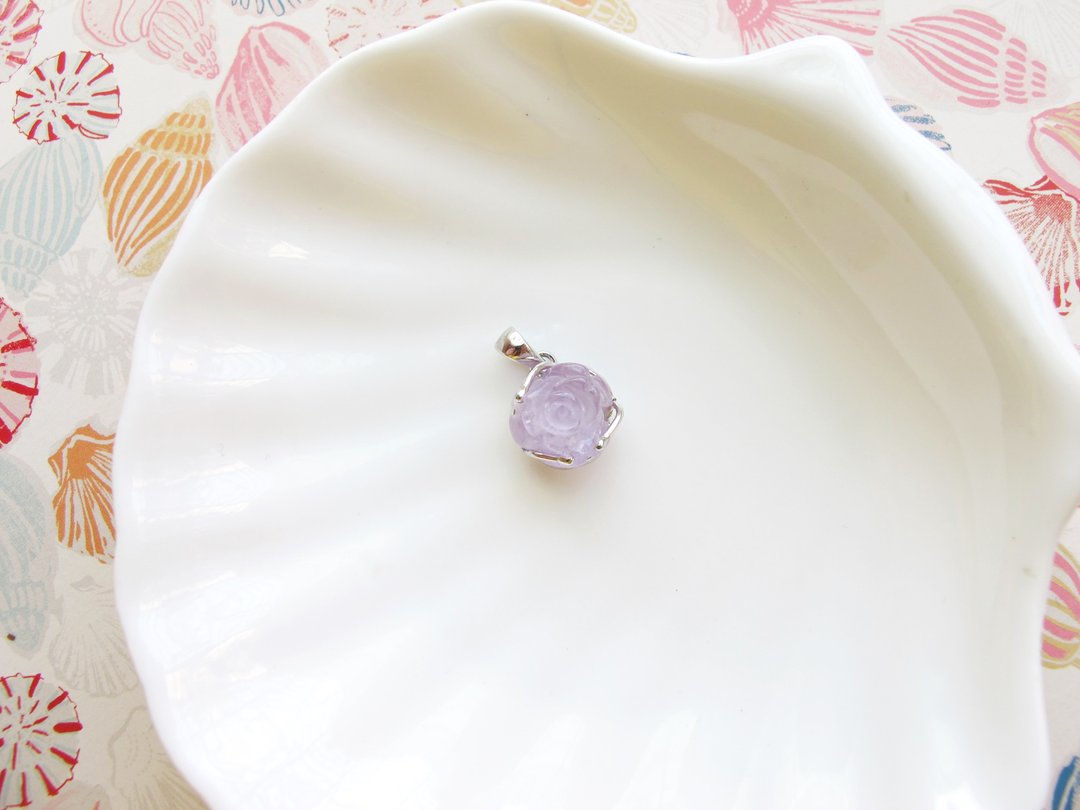 紫水晶 925纯银饰【只为爱情】【原件寄出】二月诞生石项链系列 - 项链 - 水晶 紫色