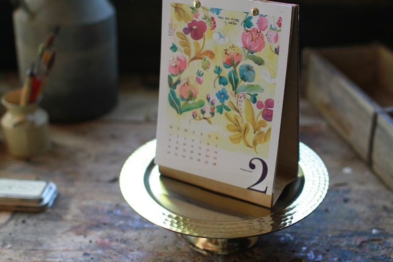 Fion Stewart 2021插画桌历-世界的花店 - 年历/台历 - 纸 多色