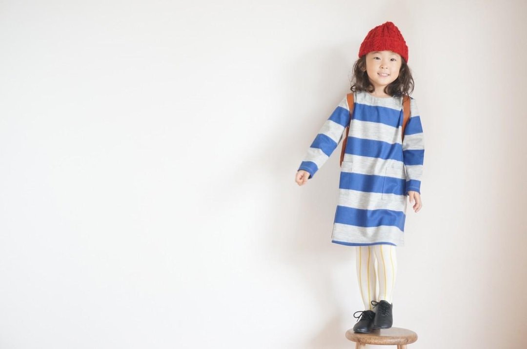 Wool Border One-piece 90,100size - 其他 - 棉 