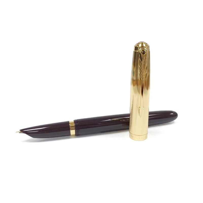 PARKER 51复刻版 18k尖钢笔 红杆 - 钢笔 - 其他金属 红色