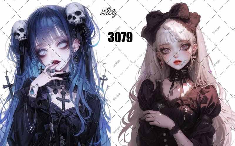 original sticker o.3079 人物贴纸 原创贴纸 cotton melody - 贴纸 - 纸 