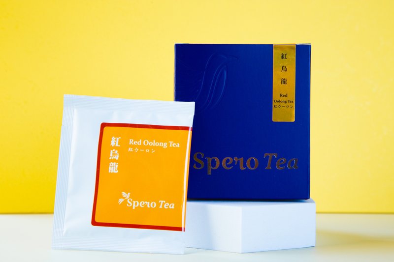红乌龙 原叶三角立体茶包 - 湛蓝盒装8入 - 茶 - 新鲜食材 