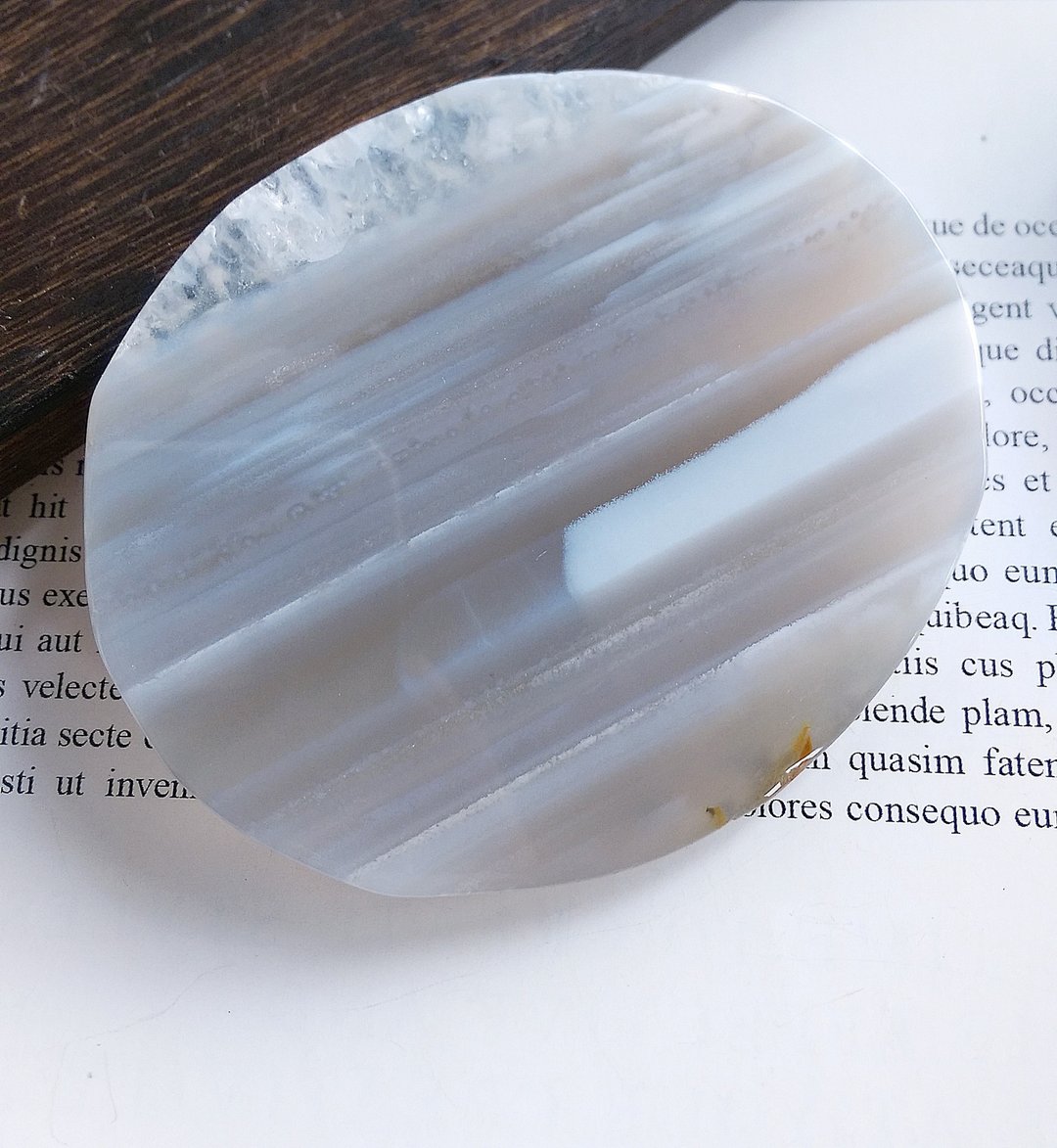 Agate 马达加斯加产地 玛瑙片 打磨件 摆设装饰  摆件 天然矿石 - 摆饰 - 其他材质 