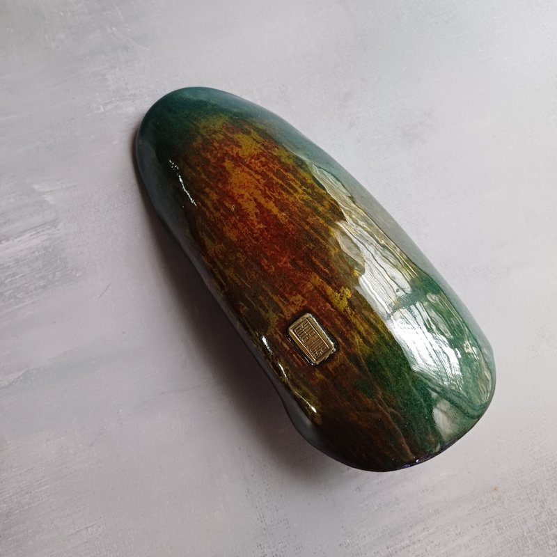 手制不规则造型珐琅茶则 - 茶具/茶杯 - 铜/黄铜 多色