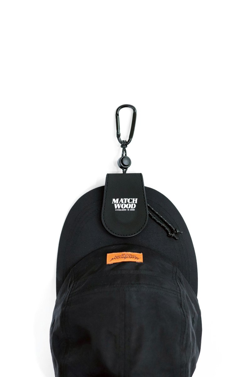 大阪限定款 Magnetic Hat Clip 磁吸式吊挂帽夹绳扣 登山 棒球帽 - 帽子 - 其他材质 黑色