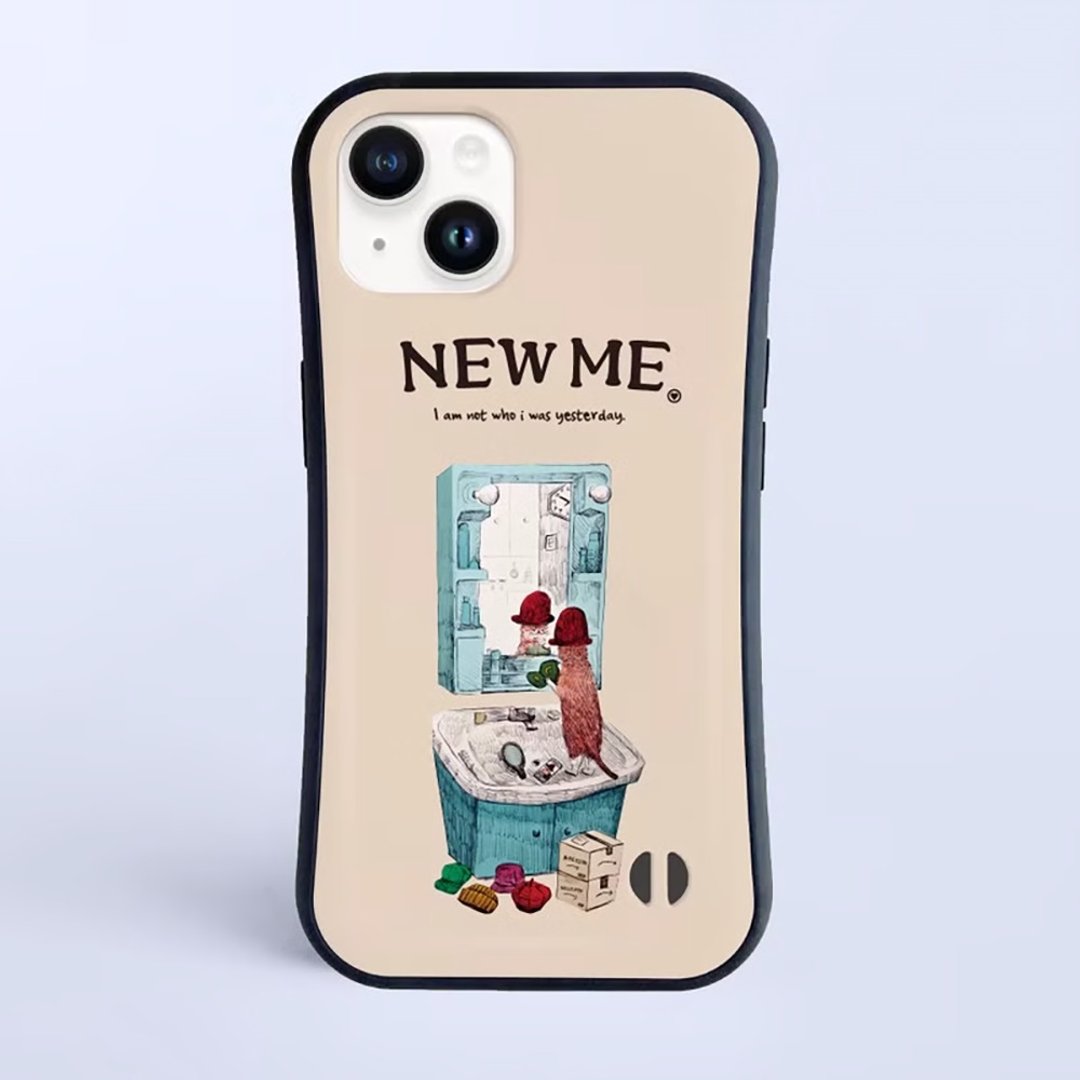 NEW ME / 防撞握感 iPhone 保护壳 - 手机壳/手机套 - 塑料 白色