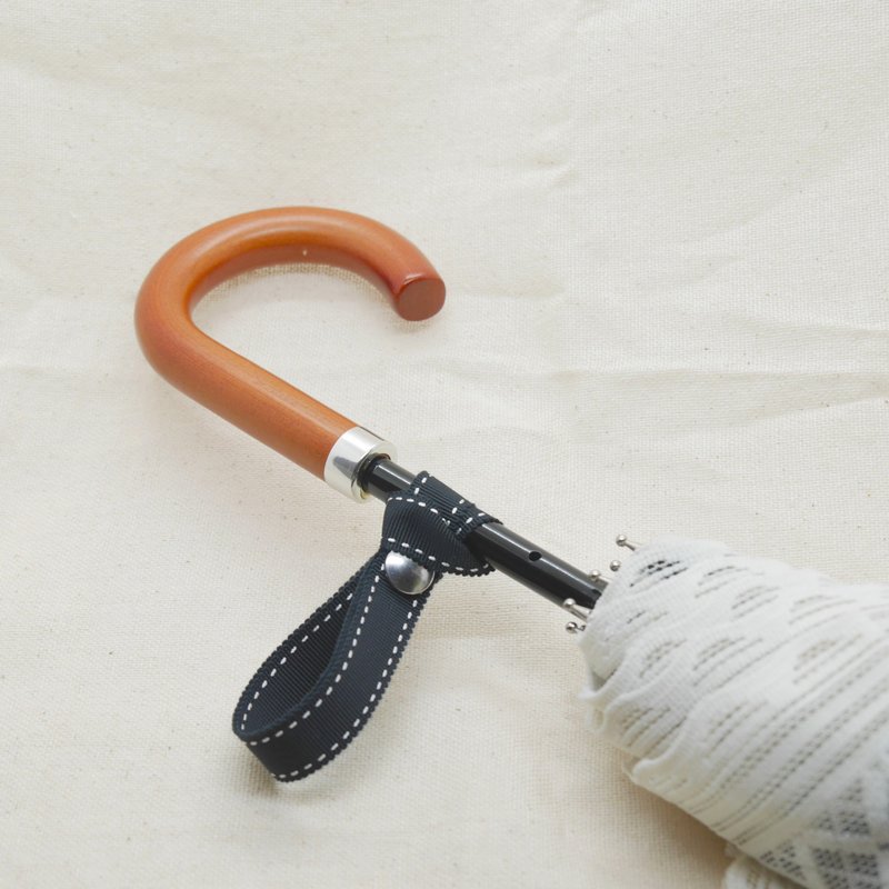 Umbrella strap -Black stitch - 雨伞/雨衣 - 其他材质 黑色