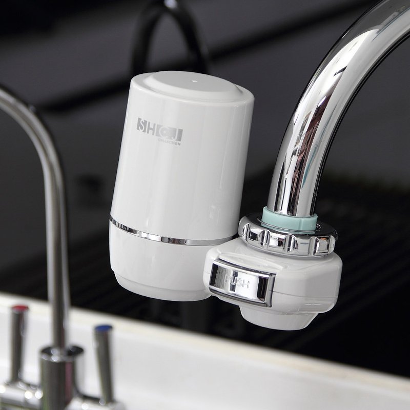 SHCJ生活采家 超滤中空丝膜净水过滤器 厨房水龙头 - 厨房用具 - 塑料 白色