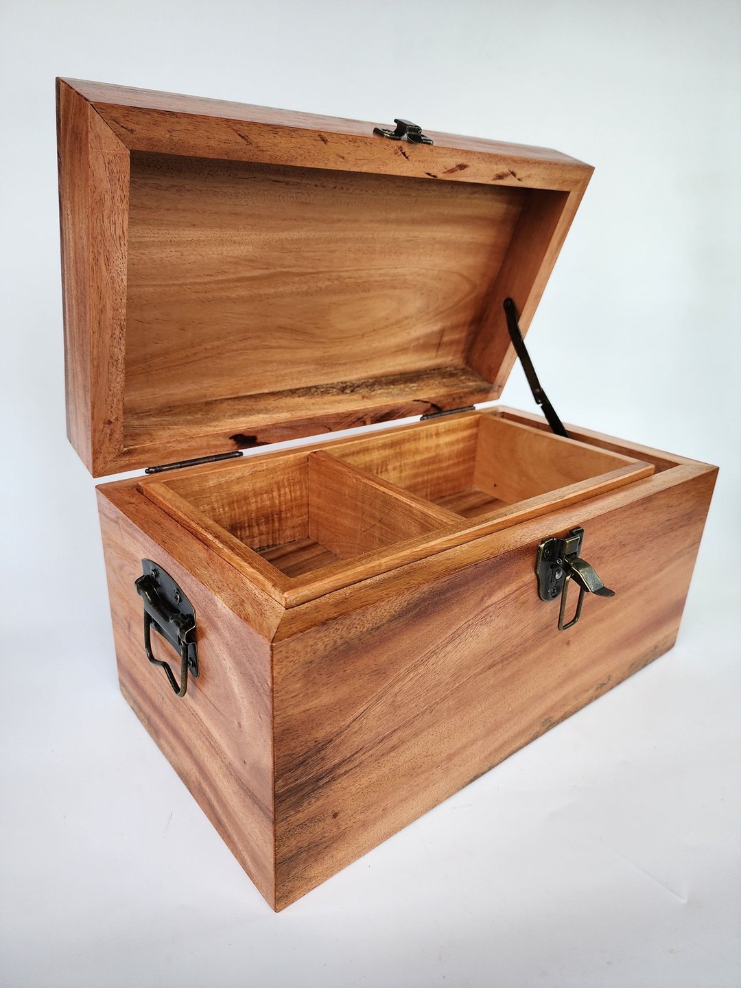【woodfun玩木趣】实木百宝盒/百宝箱/珠宝首饰盒 - 收纳用品 - 木头 