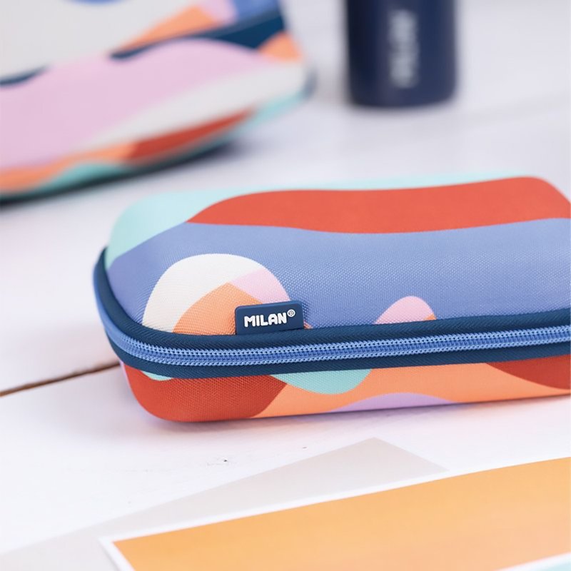 MILAN硬壳式笔袋_调色板系列_粉 - 铅笔盒/笔袋 - 聚酯纤维 多色
