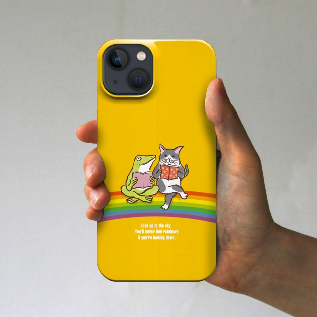 On the Rainbow Smartphone Case Yellow - 手机壳/手机套 - 塑料 黄色