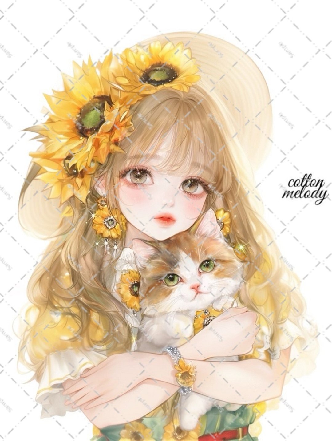 original sticker no.6131 人物贴纸 原创贴纸 人物贴纸 女孩贴纸 原创人物贴纸 - 贴纸 - 纸 