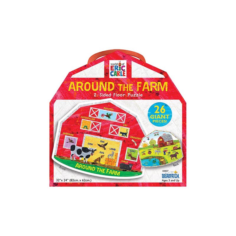 艾瑞卡尔绘本联名地板拼图 ─ 开心农场 | 经典绘本主题图案 - 玩具/玩偶 - 纸 