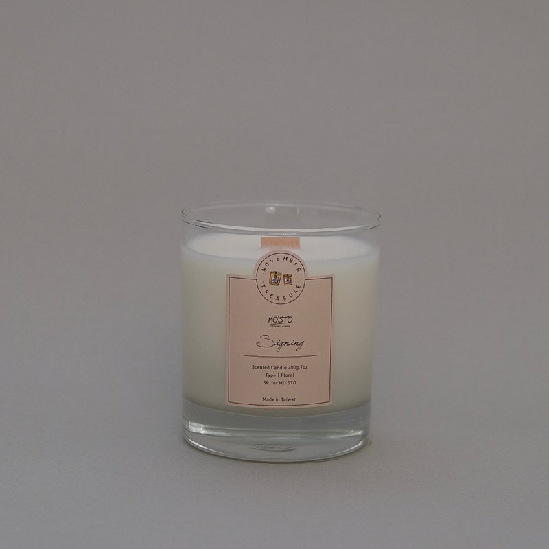 SIGNING 手语 / 工艺香氛蜡烛 - 蜡烛/烛台 - 蜡 透明