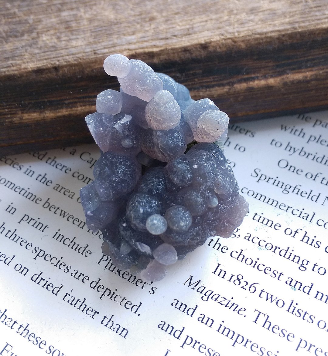 Grape Quartz 印尼产地 葡萄状 紫色石英 葡萄玛瑙 天然矿石 原矿 - 摆饰 - 其他材质 