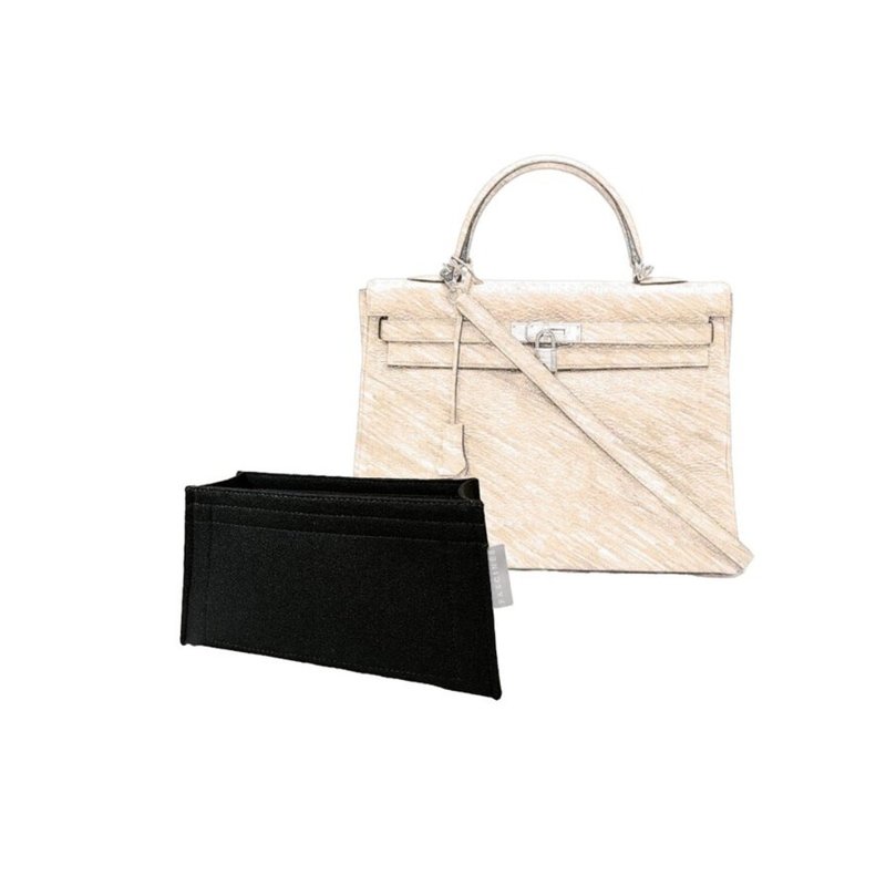 【香港制造|韩国绒布】手制内袋-Hermes-Kelly 35cm Retourne - 化妆包/杂物包 - 其他材质 多色