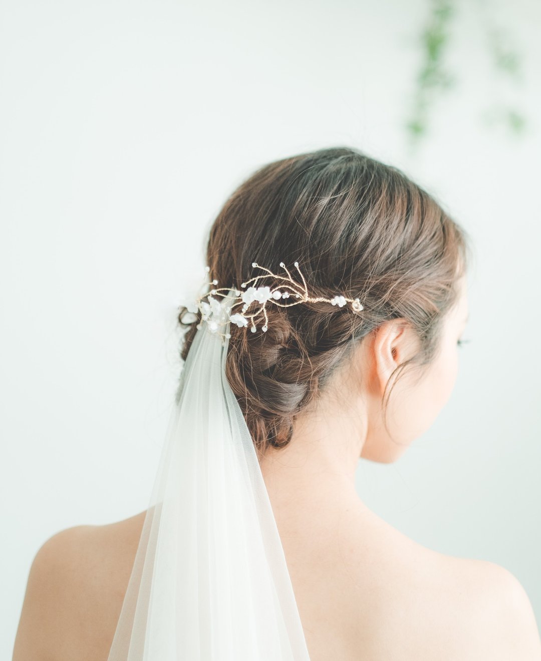 Stephanie Tiara/新娘头饰/订制饰物/手制饰物/施华洛水晶 - 发饰 - 铜/黄铜 金色