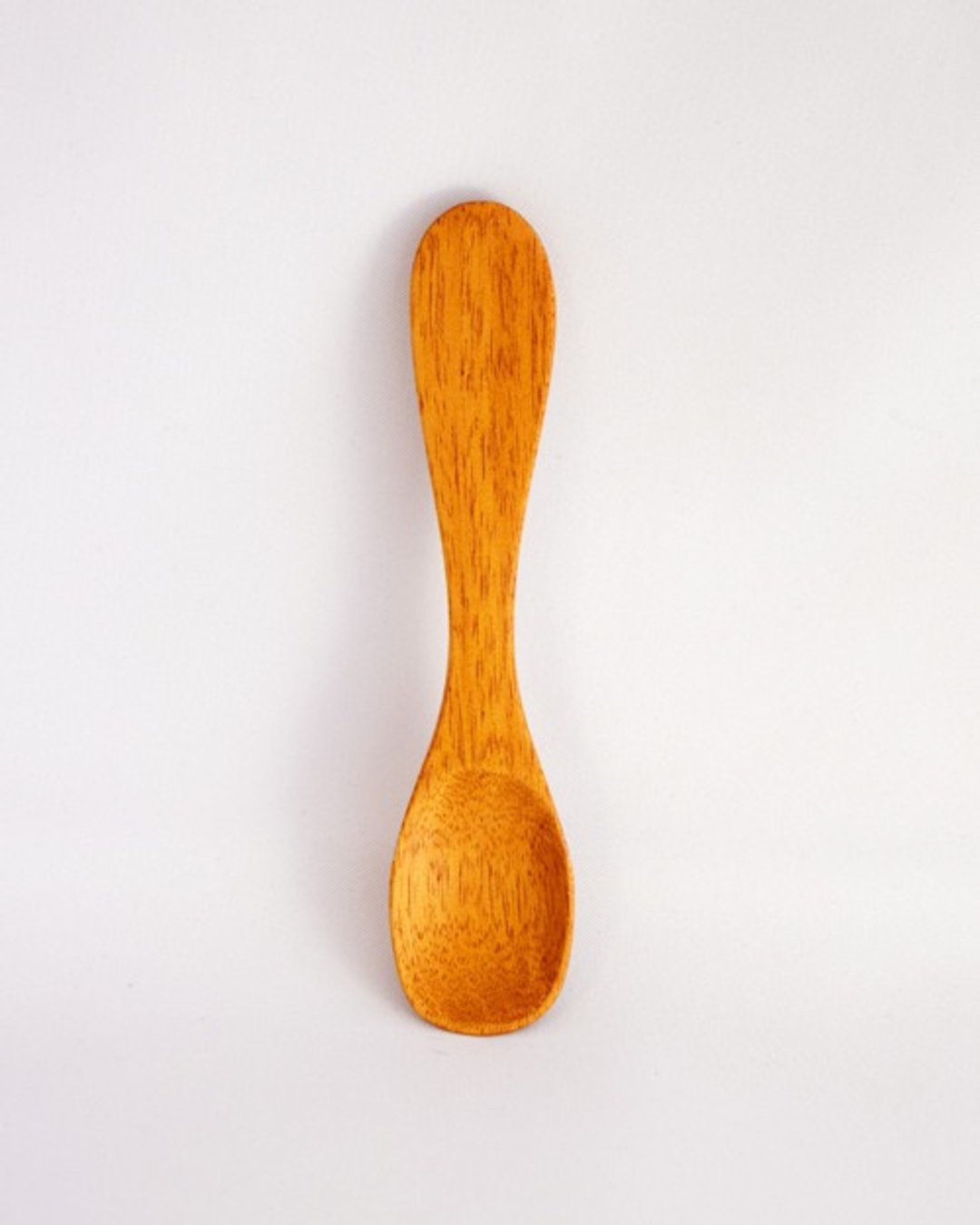 SoliD.Kids Spoon (Wooden) (Children) (Compatible with household dishwashers) - 儿童餐具/餐盘 - 木头 橘色