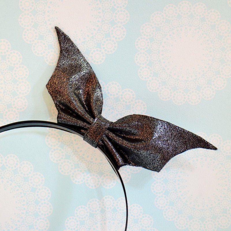 万圣节黑蝙蝠发箍 - 发饰 - 其他材质 黑色