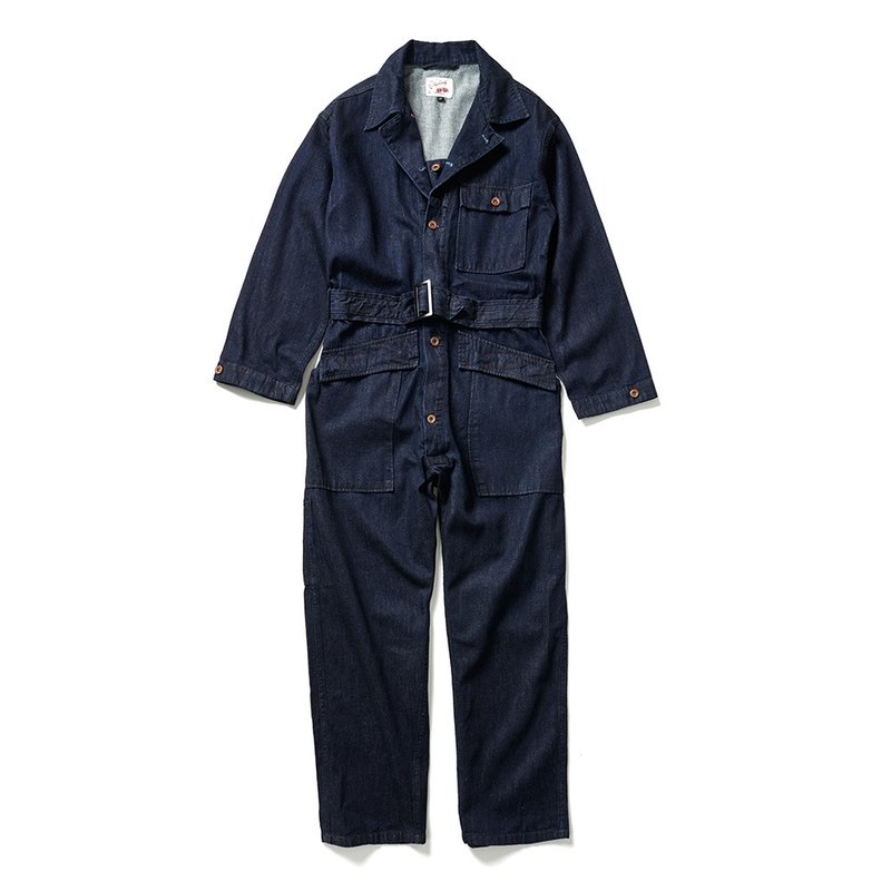Tanker Coveralls - 日本丹宁 Kaihara - 背带裤/连体裤 - 棉．麻 