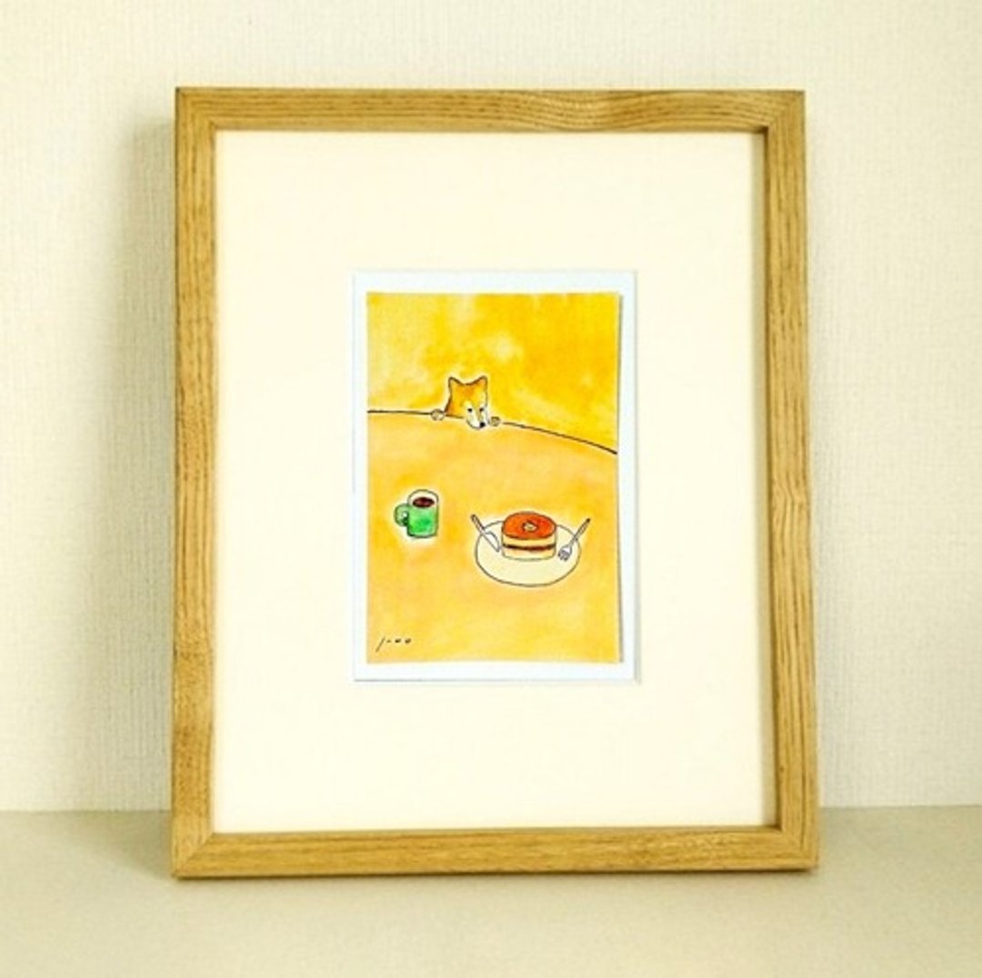 Pinkoi 代购 - 原图“零食时间”*包括木框（英寸尺寸） - 海报/装饰画/版画 - 其他材质 
