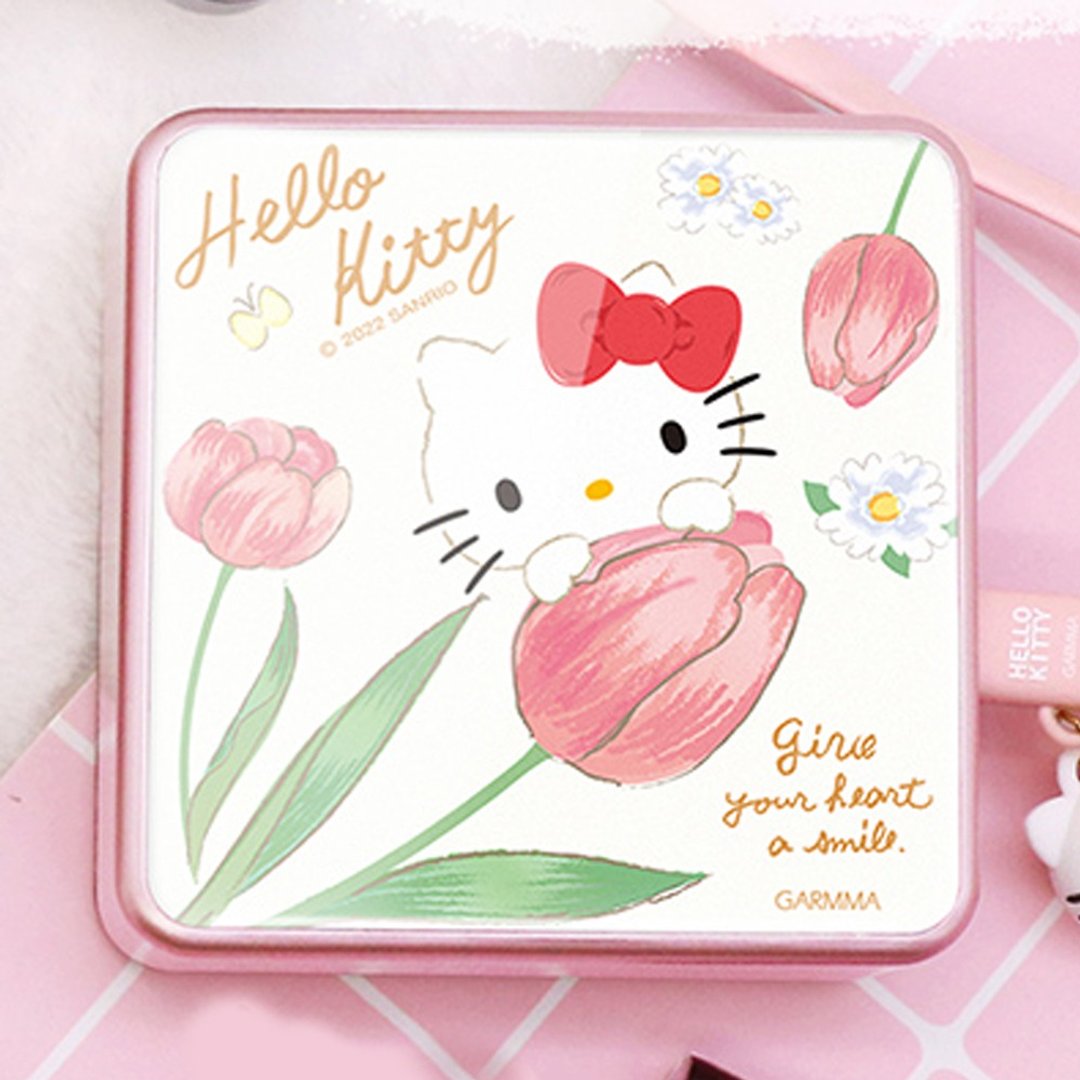 GARMMA Hello Kitty 玻璃镜面PD快充行动电源 白色浪漫 - 充电宝/传输线 - 其他金属 红色