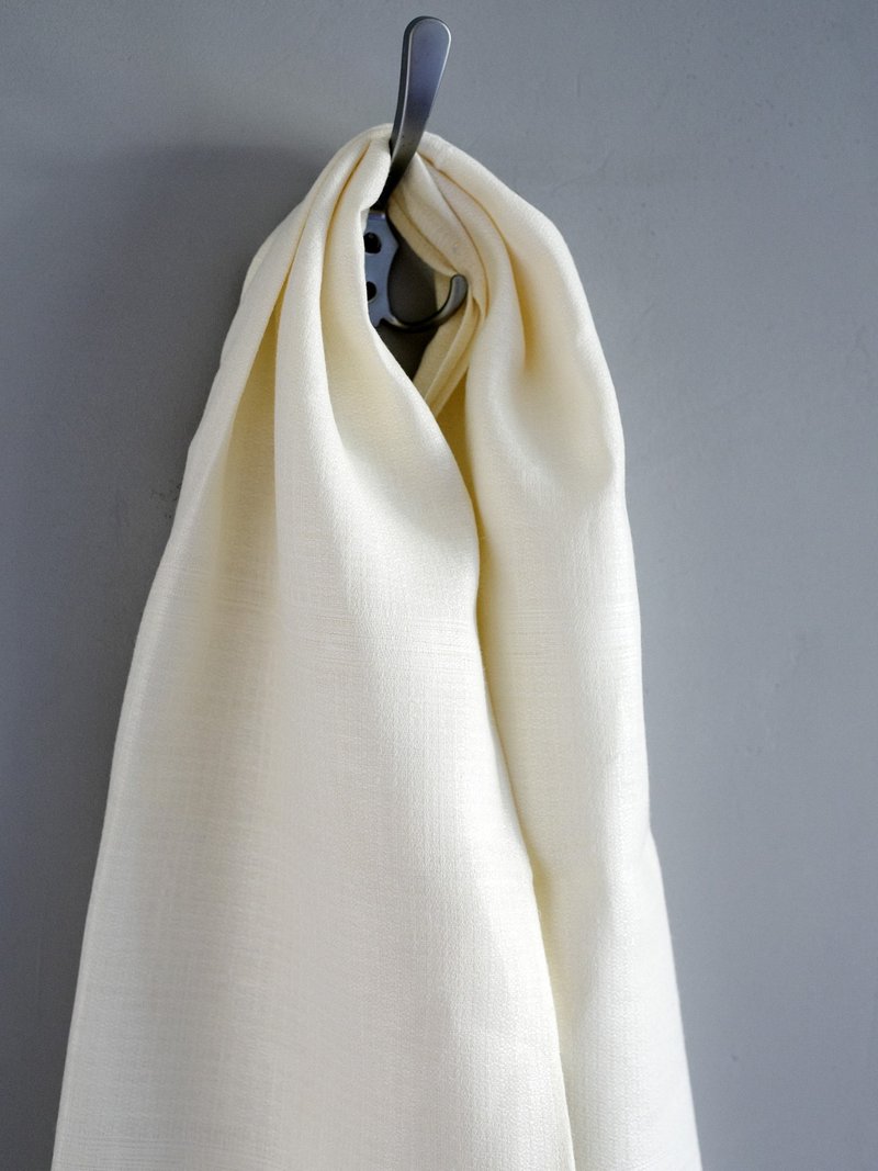 復古紀念品毛巾 - 亞麻 100% - 餐垫/桌巾 - 亚麻 白色