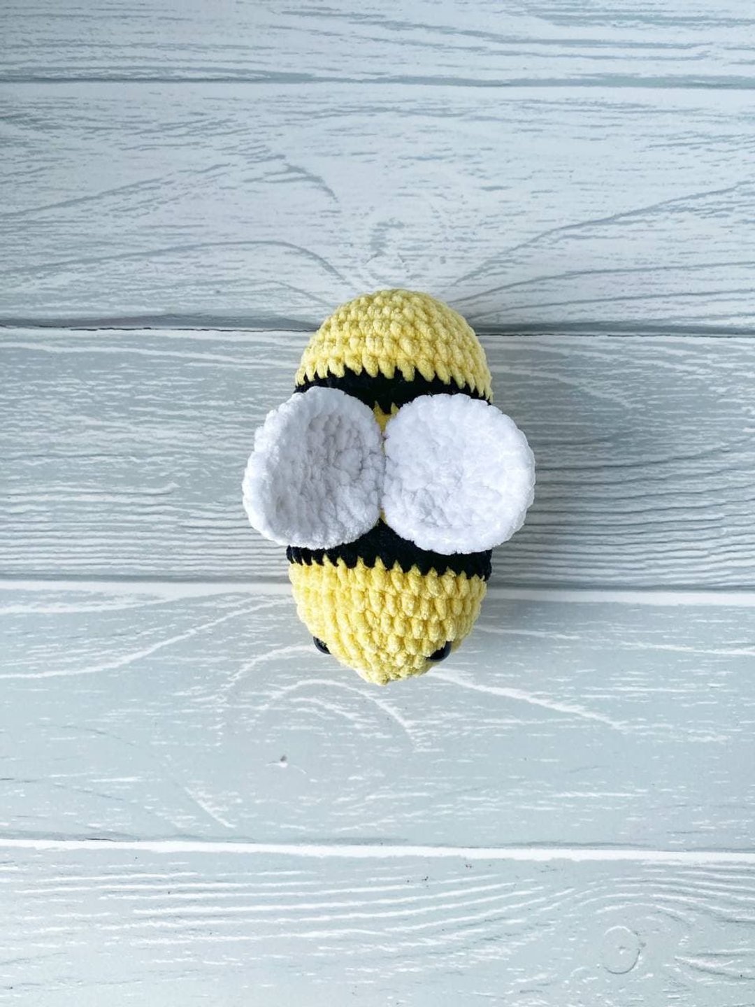 Handmade bee, Organic baby toys, Newborn child gift, Plush bee - 满月礼盒 - 棉 黄色
