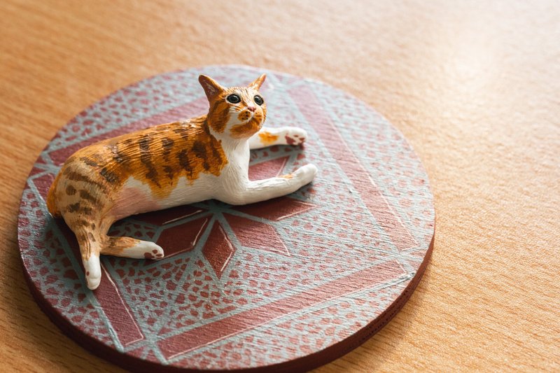 底座 宠物模型 底座参考 - 玩偶/公仔 - 木头 红色