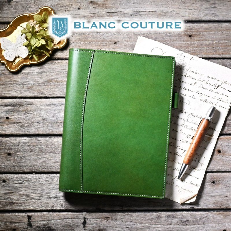 系统手帐 A5 尺寸 真皮 15mm વાળા 皮革 - 笔记本/手帐 - 真皮 黑色