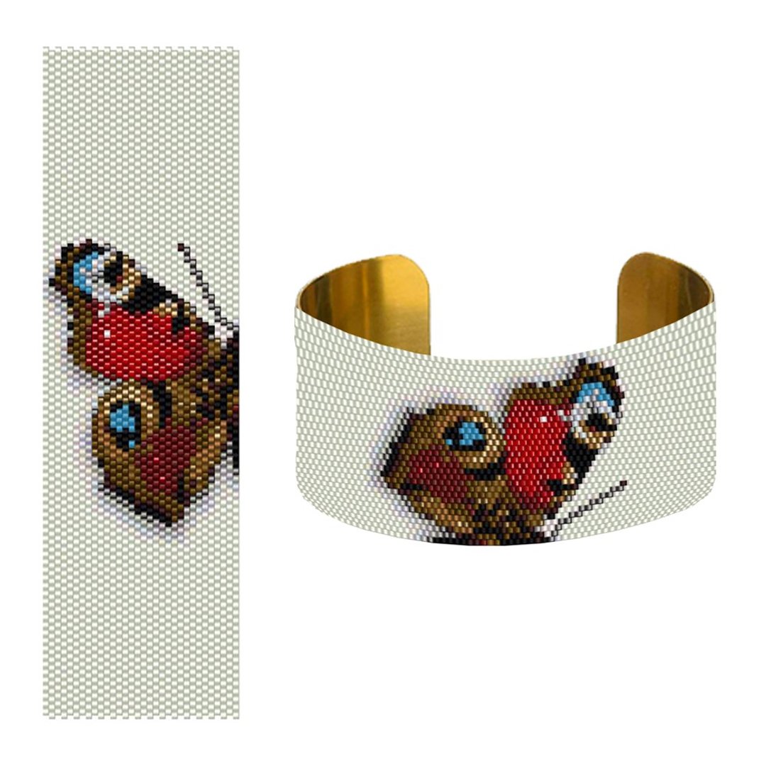 Peyote Pattern Bracelet, Beading Bracelet, Miyuki Delica Pattern, Peyote Stitch - 其他数码设计 - 其他材质 