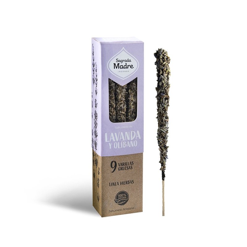 【Sagrada Madre】氛母_薰衣草、乳香-草花香薰棒 - 香薰/精油/线香 - 植物．花 卡其色