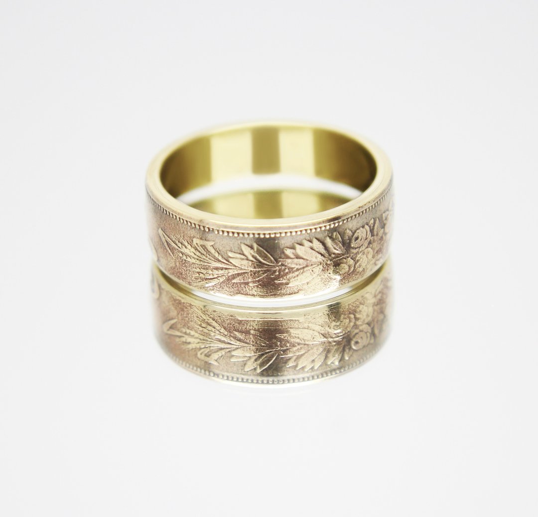 Bulgaria Coin Ring 2 leva 1878-1907 Ferdinand I(replica) coin rings for men coin - 戒指 - 其他金属 