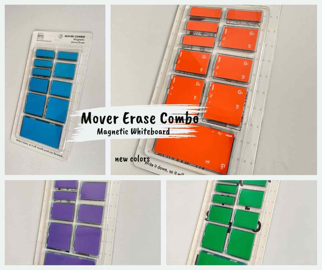【套装】Mover Erase Combo 磁性可擦便利贴 - 笔记本/手帐 - 塑料 