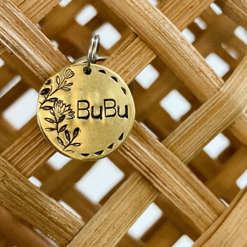 手工定制金属狗牌 宠物吊牌 宠物名牌  典雅花园 - 订制抱枕/饰品 - 铝合金 