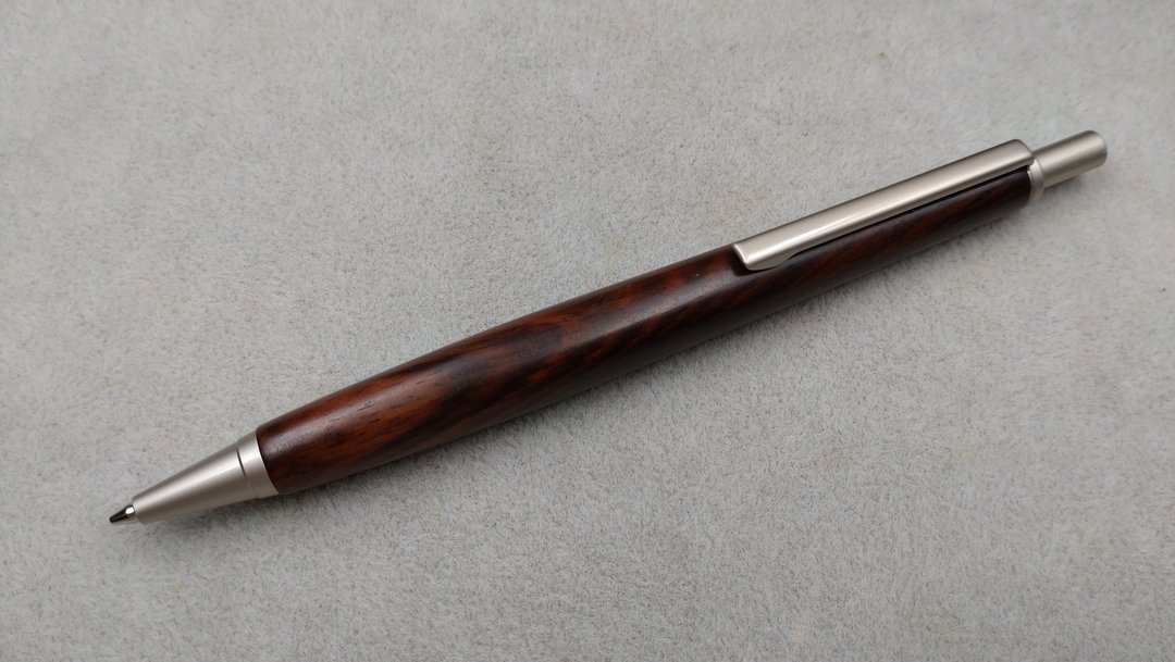 黑檀原木笔、手工笔、自动铅笔 0.5mm/0.7mm - 铅笔/自动铅笔 - 木头 黑色