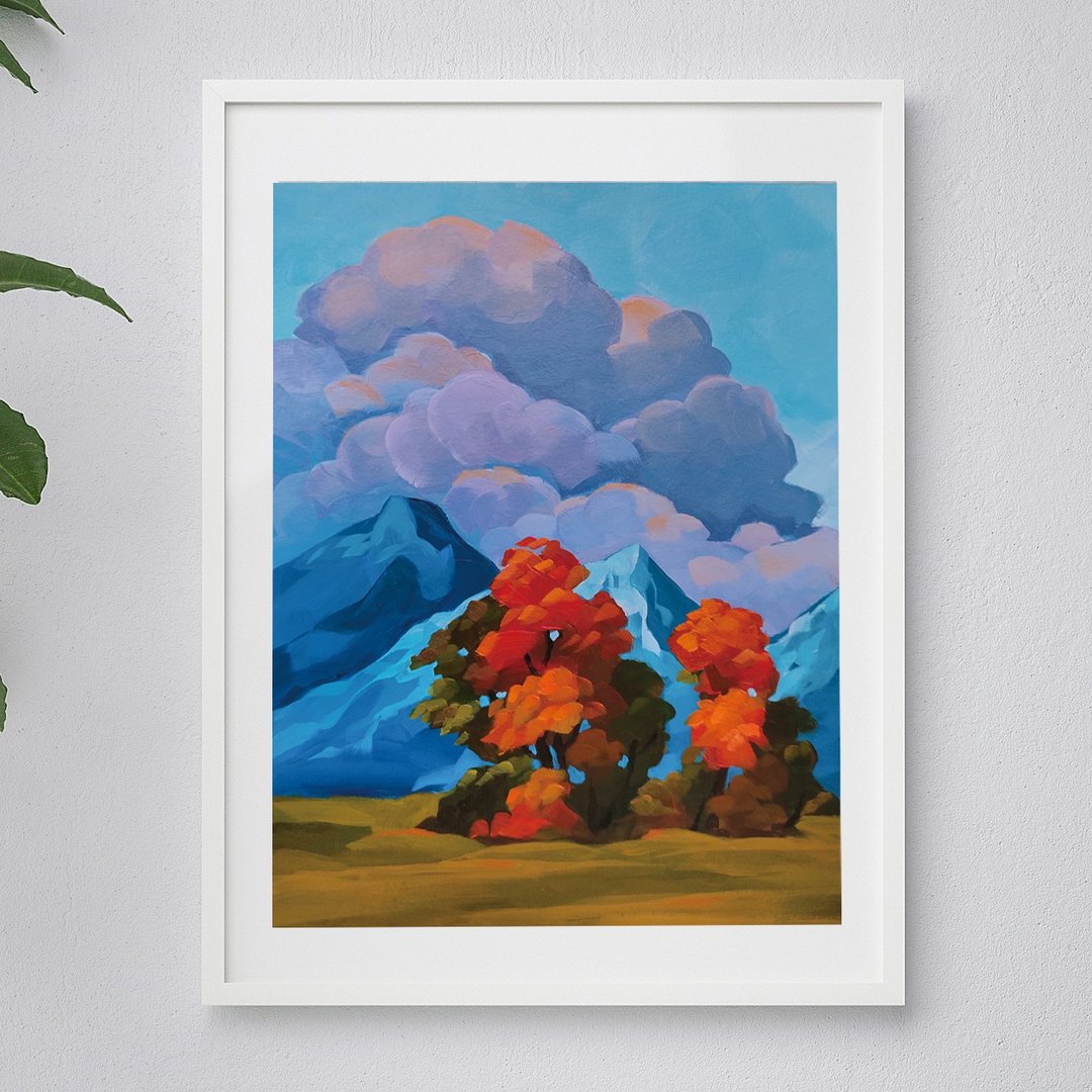 山麓红树原画 - 墙贴/壁贴 - 压克力 