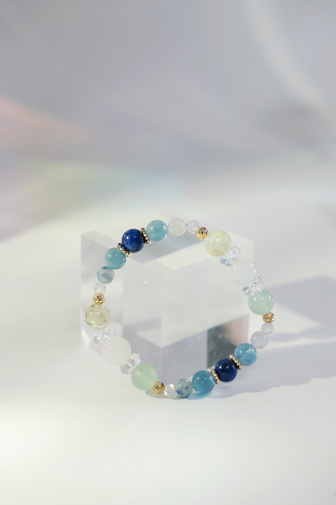 【FWP Boutique水晶】定制化五行幸运手链 手围16厘米含以上 - 手链/手环 - 水晶 