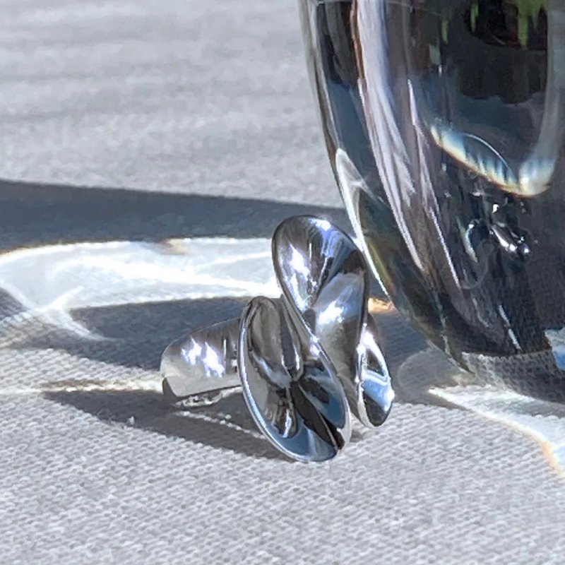 拉普达飞行戒 - 戒指 - 纯银 银色