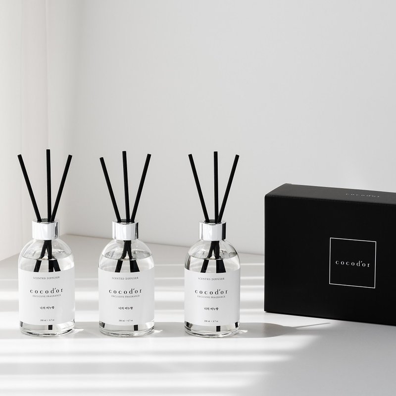 COCODOR-BLACK ONE扩香3入礼盒【多入优惠】  送礼推荐 - 香薰/精油/线香 - 玻璃 黑色