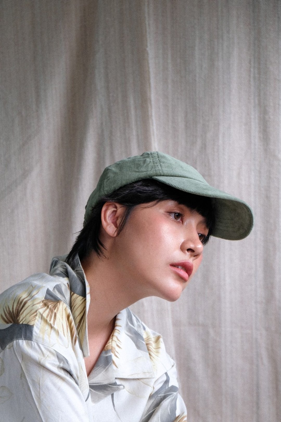 Urban walden Cap Corduroy Green - 帽子 - 其他材质 绿色