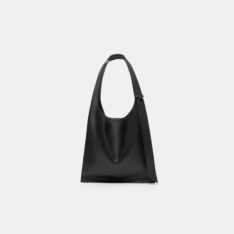 BO Shopper 玉米基皮革 侧背包 大包 黑色 - 侧背包/斜挎包 - 人造皮革 黑色