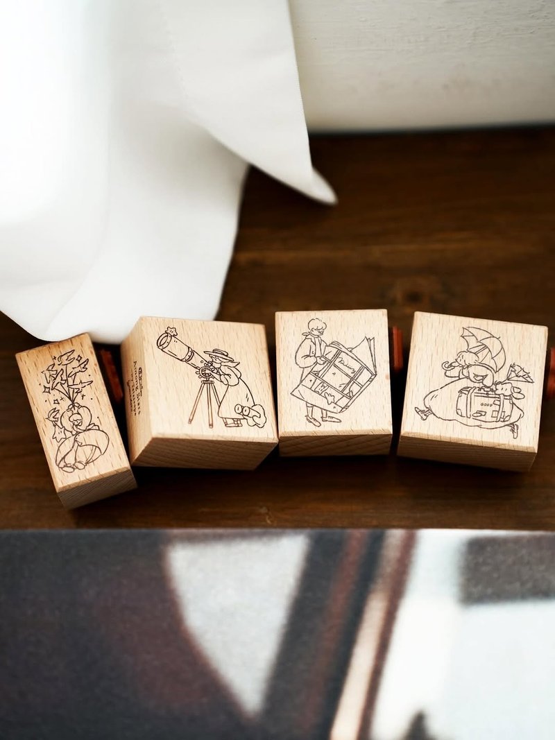 寻星之旅 Among Star - 印章/印台 - 木头 