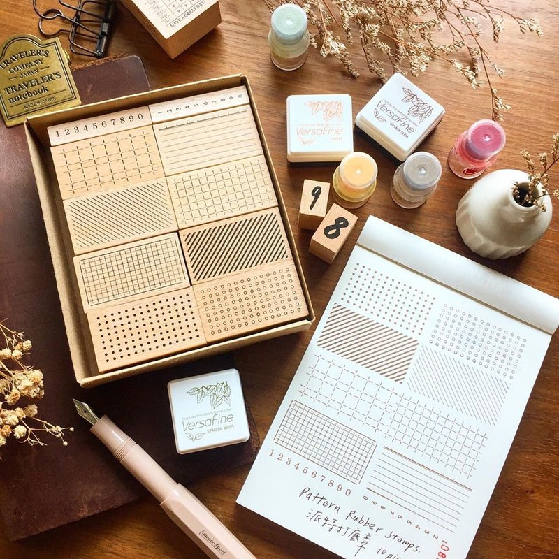 南国的孩子 派特打底章 (10个入) - 印章/印台 - 木头 