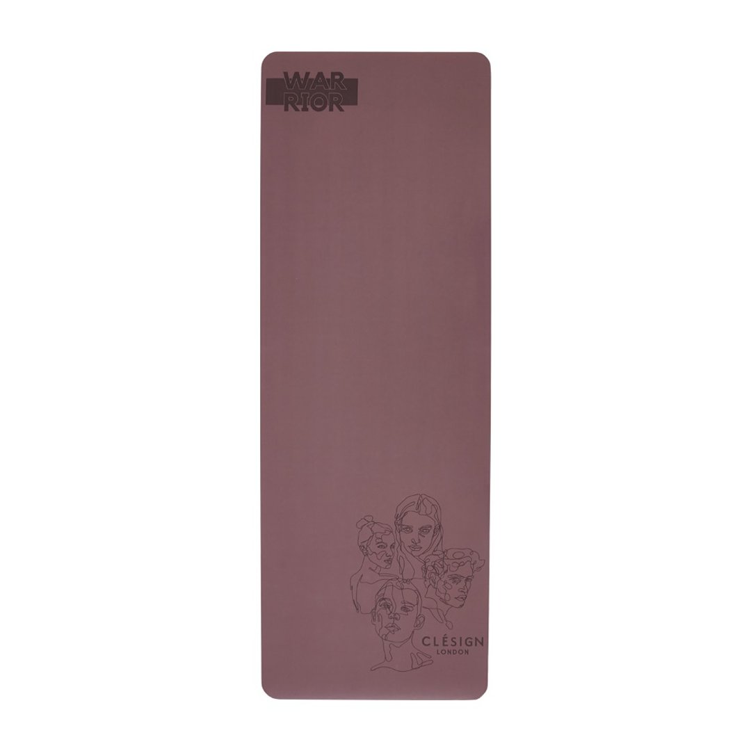 【Clesign】Warrior COCO Mat天然橡胶瑜珈垫4.5mm -Matte Purple - 瑜珈垫 - 橡胶 紫色